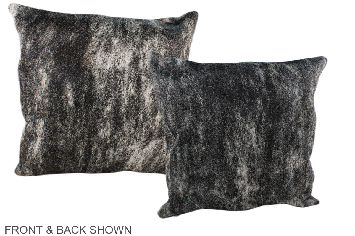 Grey Cowhide Pillow #A36957
