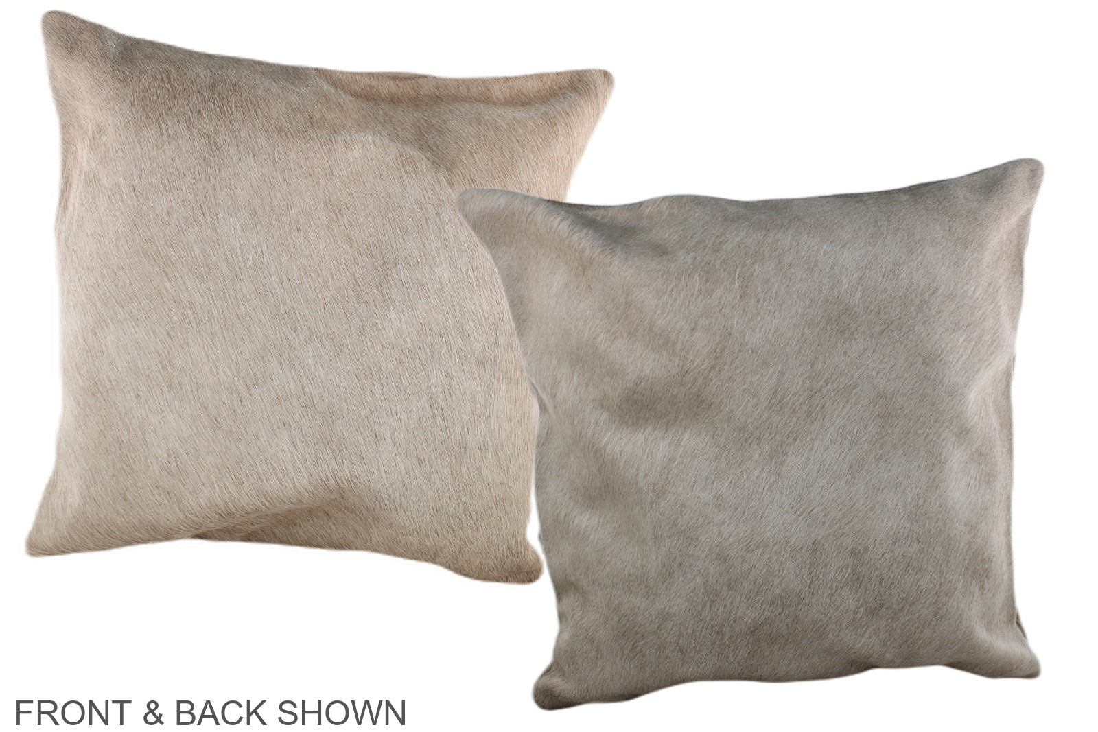 Champagne Cowhide Pillow #A36963
