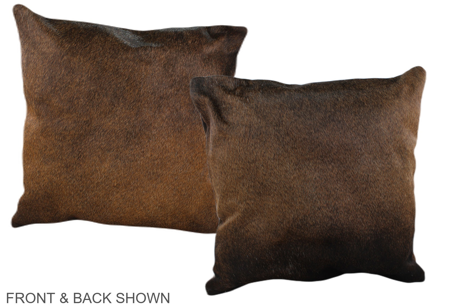 Chocolate Cowhide Pillow #A36976