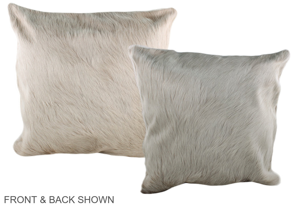 Champagne 20"x20" Brazilian Cowhide Pillow #A36988 by Hudson Hides