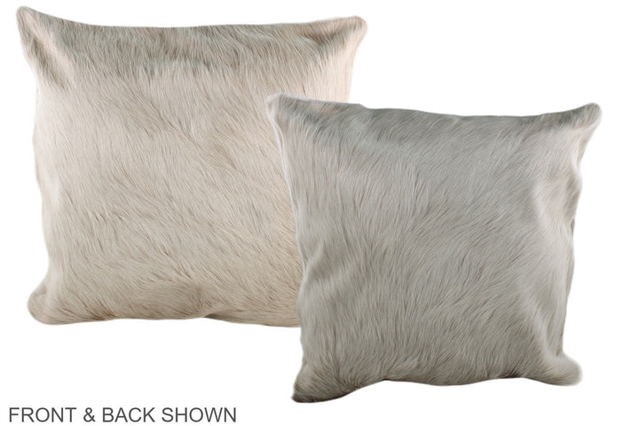 Champagne 20"x20" Brazilian Cowhide Pillow #A36988 by Hudson Hides