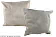 Champagne 20"x20" Brazilian Cowhide Pillow #A36999 by Hudson Hides