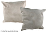 Champagne 20"x20" Brazilian Cowhide Pillow #A36999 by Hudson Hides