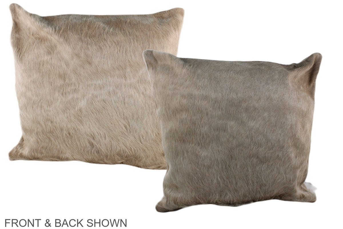 Champagne Cowhide Pillow #A37003