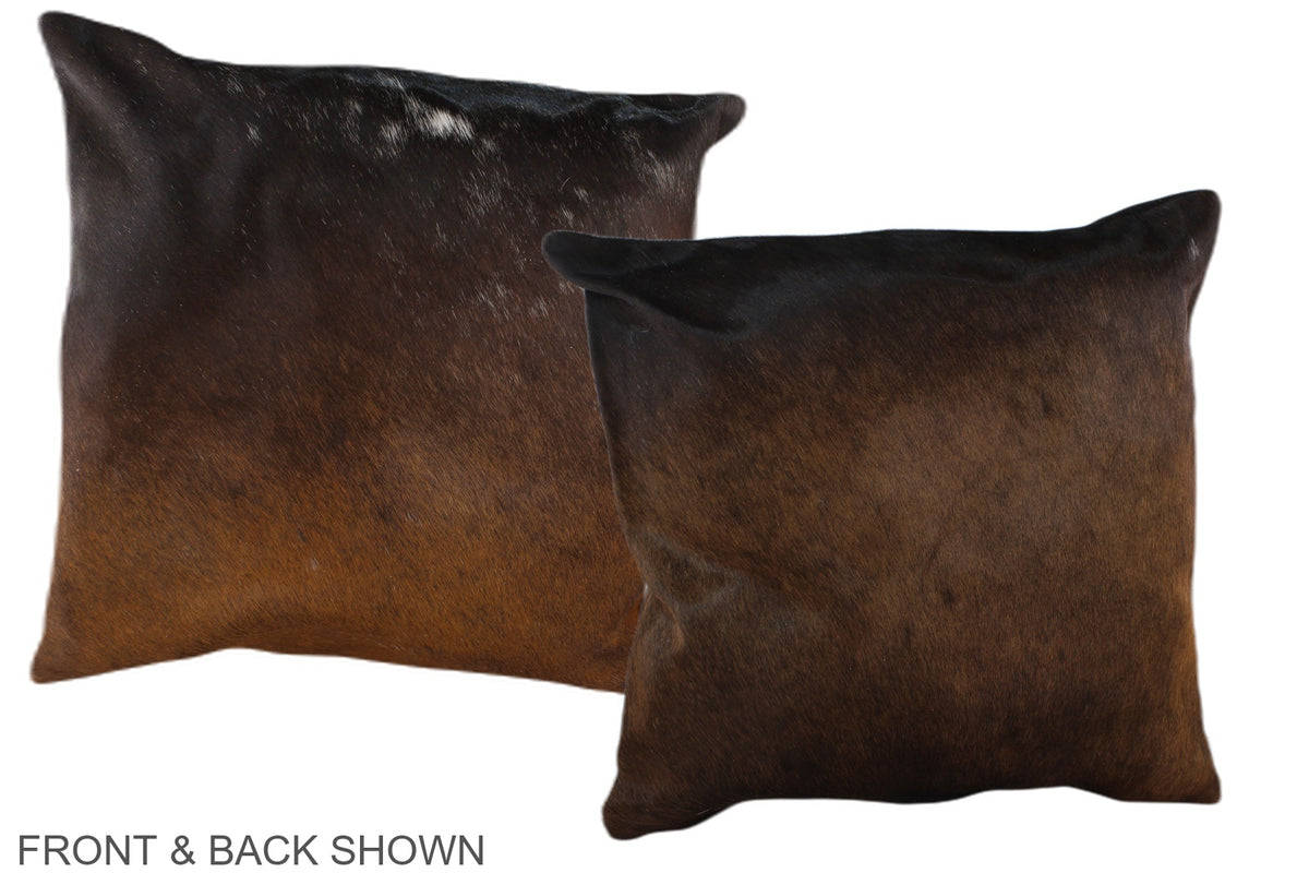 Chocolate Cowhide Pillow #A37004