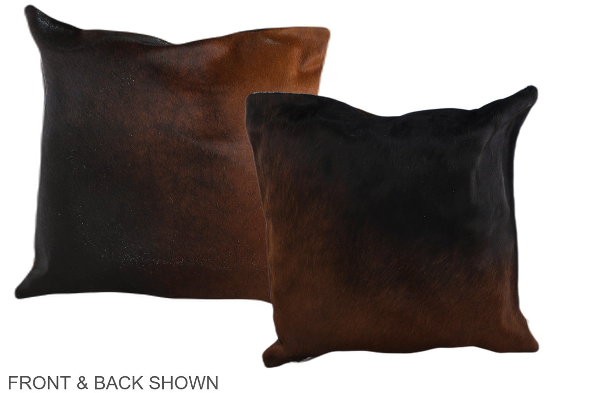 Chocolate Cowhide Pillow #A37007
