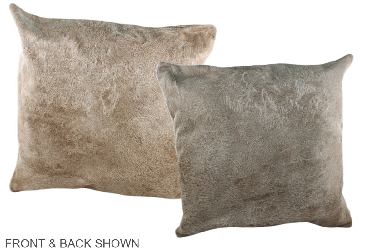 Champagne Cowhide Pillow #A37030