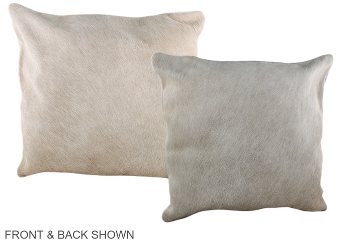 Champagne 20"x20" Brazilian Cowhide Pillow #A37038 by Hudson Hides