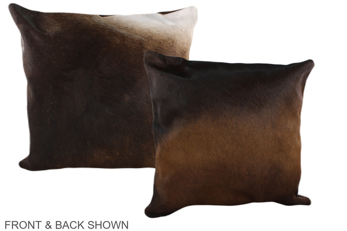 Chocolate Cowhide Pillow #A37058
