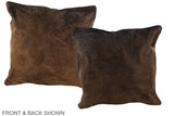 Taupe 20"x20" Brazilian Cowhide Pillow #A37064 by Hudson Hides