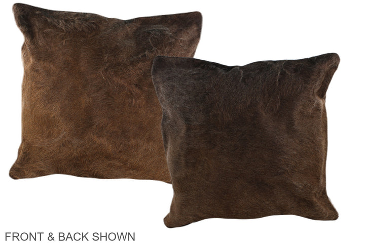 Taupe 20"x20" Brazilian Cowhide Pillow #A37064 by Hudson Hides