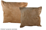 Solid Brown 20"x20" Brazilian Cowhide Pillow #A37073 by Hudson Hides
