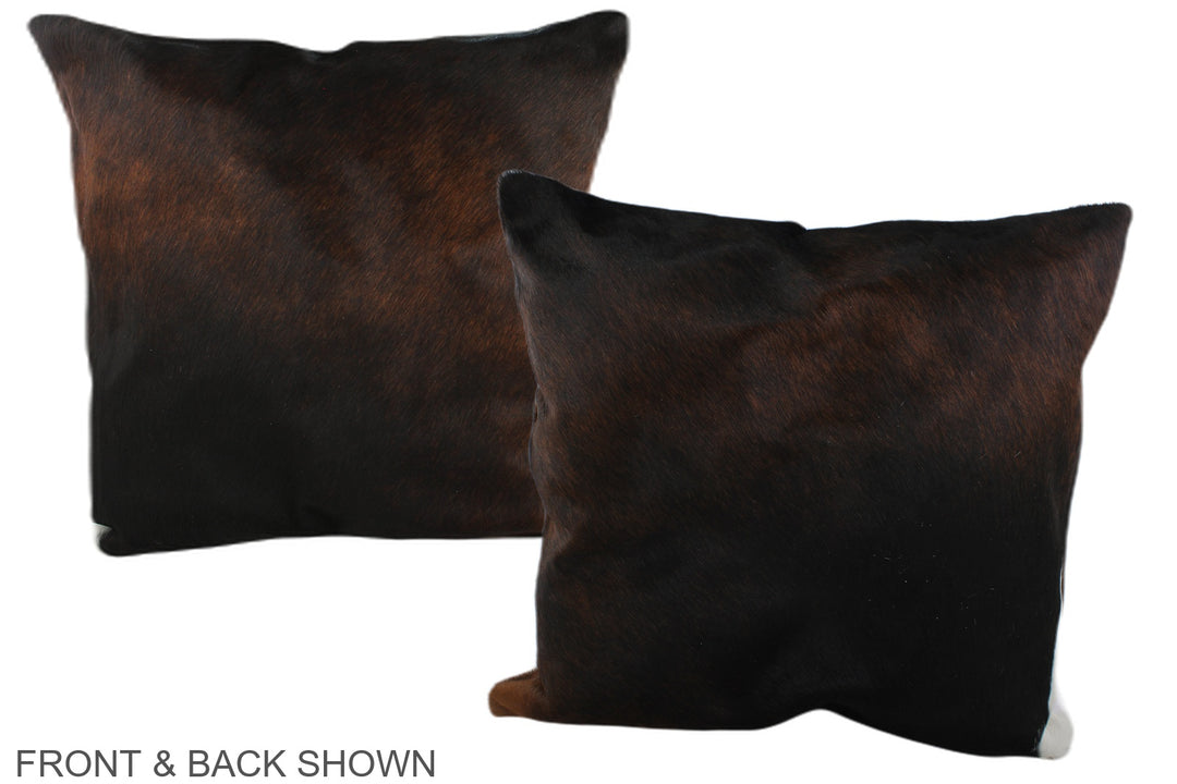 Chocolate 20"x20" Brazilian Cowhide Pillow #A37126 by Hudson Hides