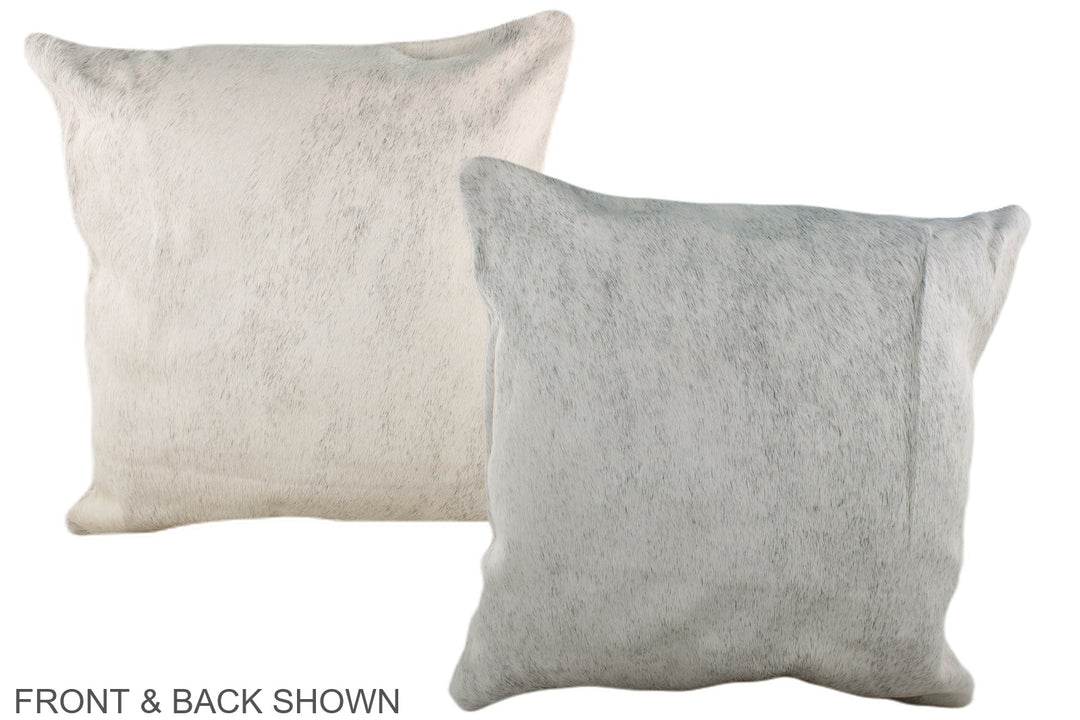 Grey 20"x20" Brazilian Cowhide Pillow #A37227 by Hudson Hides