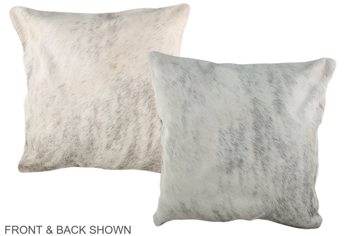 Grey 20"x20" Brazilian Cowhide Pillow #A37257 by Hudson Hides