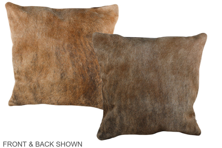 Medium Brindle 20"x20" Brazilian Cowhide Pillow #A37263 by Hudson Hides
