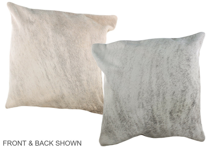 Grey 20"x20" Brazilian Cowhide Pillow #A37265 by Hudson Hides