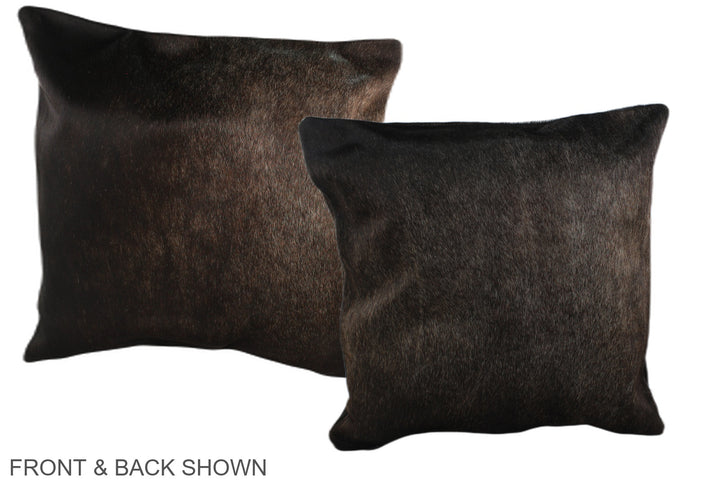 Chocolate 20"x20" Brazilian Cowhide Pillow #A37287 by Hudson Hides
