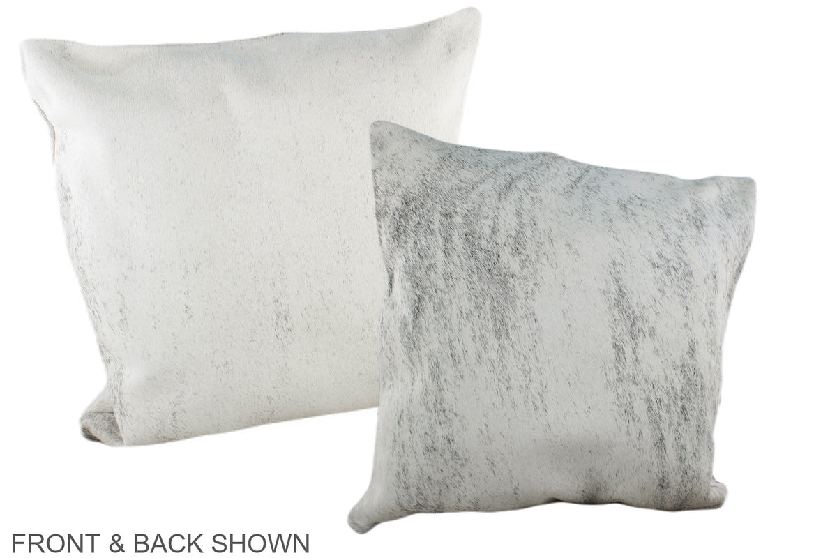 Grey Cowhide Pillow #A37395