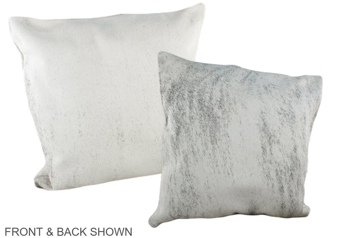Grey 20"x20" Brazilian Cowhide Pillow #A37395 by Hudson Hides