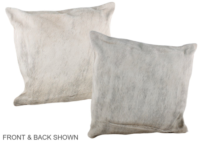 Grey 20"x20" Brazilian Cowhide Pillow #A37483 by Hudson Hides