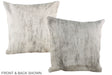 Grey 20"x20" Brazilian Cowhide Pillow #A37487 by Hudson Hides