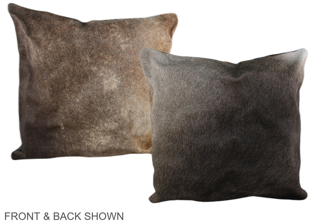 Taupe 20"x20" Brazilian Cowhide Pillow #A37491 by Hudson Hides