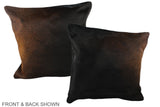 Chocolate 20"x20" Brazilian Cowhide Pillow #A37494 by Hudson Hides