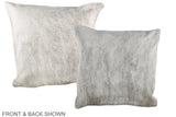 Grey 20"x20" Brazilian Cowhide Pillow #A37508 by Hudson Hides