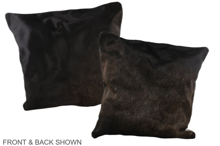 Chocolate 20"x20" Brazilian Cowhide Pillow #A37533 by Hudson Hides