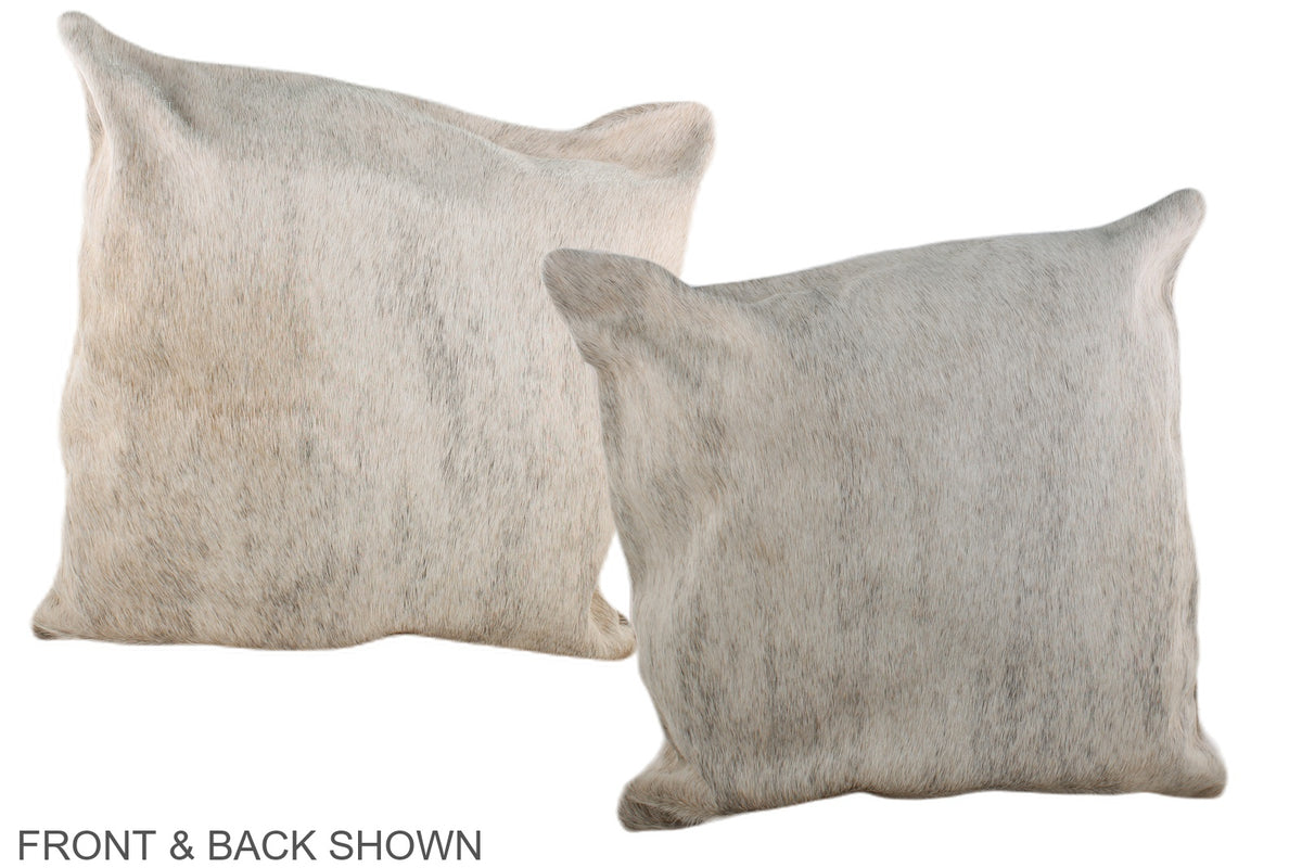 Grey Cowhide Pillow #A37550
