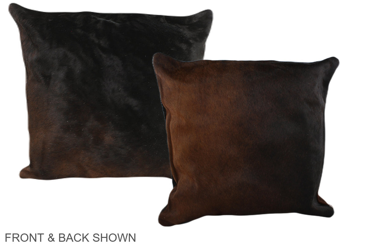 Chocolate Cowhide Pillow #A37559