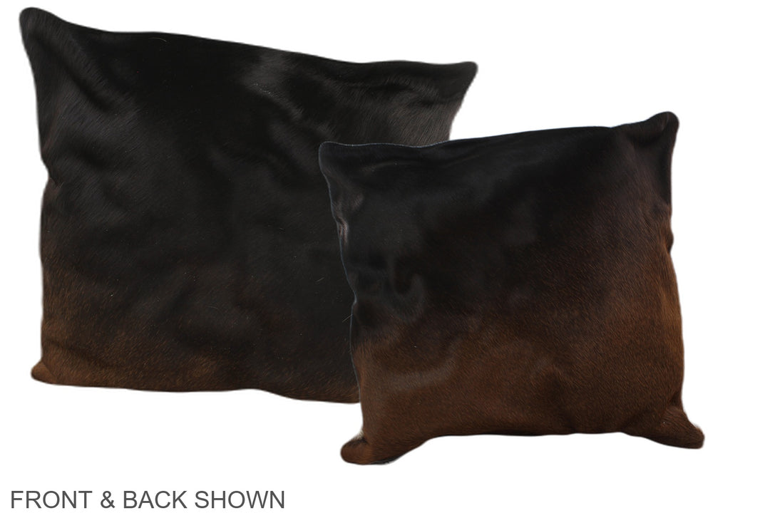 Chocolate 20"x20" Brazilian Cowhide Pillow #A37618 by Hudson Hides