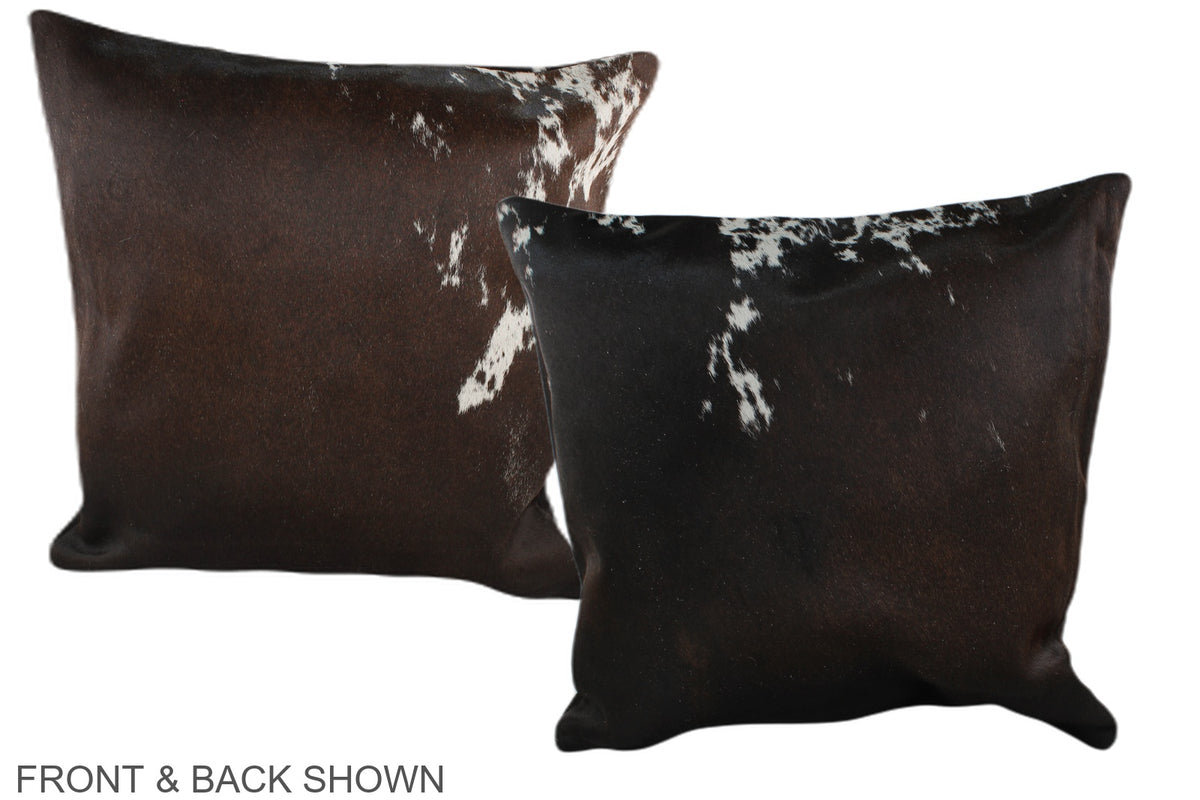Chocolate Cowhide Pillow #A37639