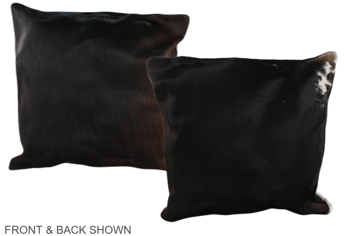 Chocolate Cowhide Pillow #A37666