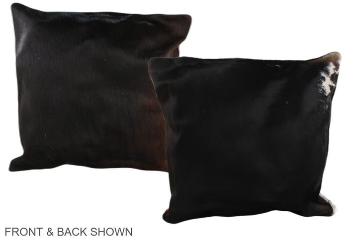 Chocolate 20"x20" Brazilian Cowhide Pillow #A37666 by Hudson Hides