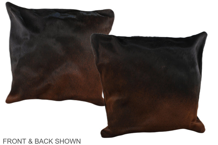 Chocolate 20"x20" Brazilian Cowhide Pillow #A37726 by Hudson Hides