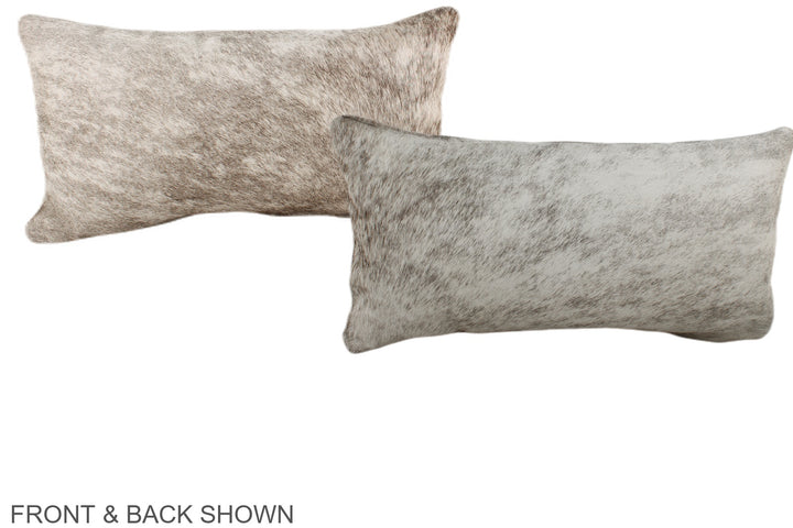 Grey 12"x22" Brazilian Cowhide Pillow #A37746 by Hudson Hides