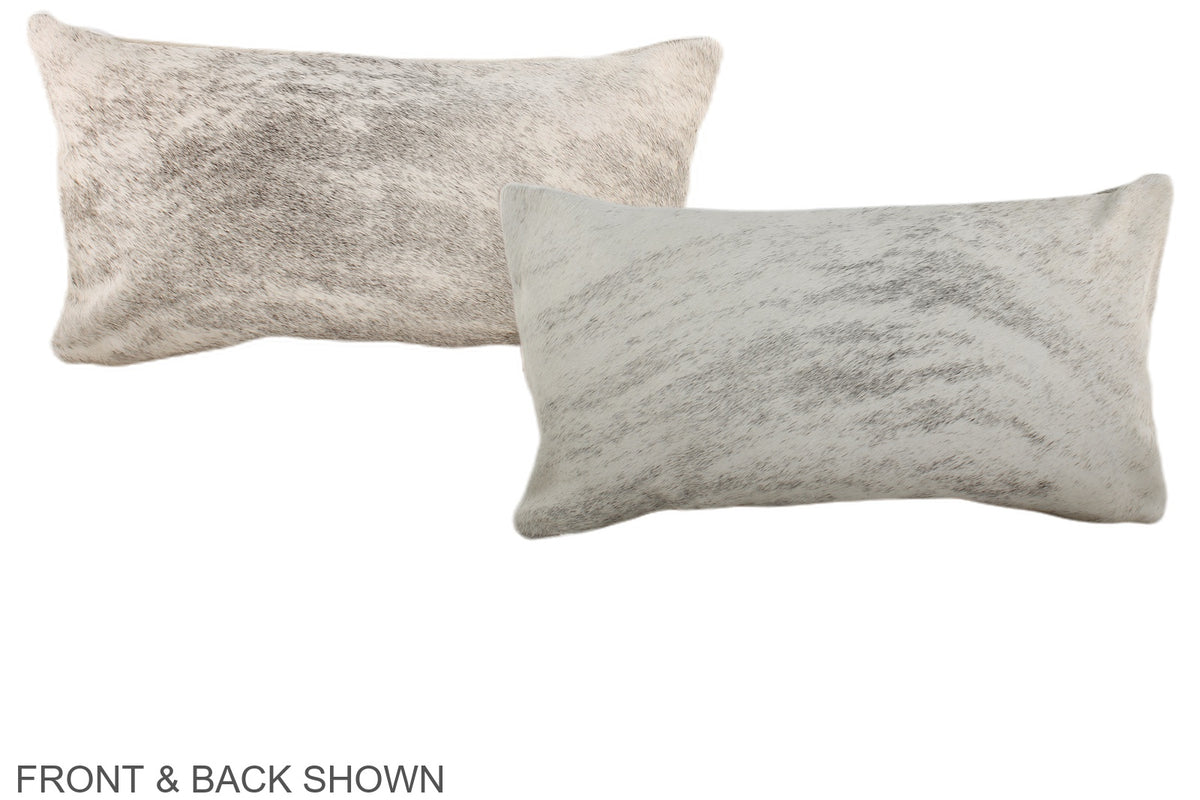 Grey Cowhide Pillow #A37756