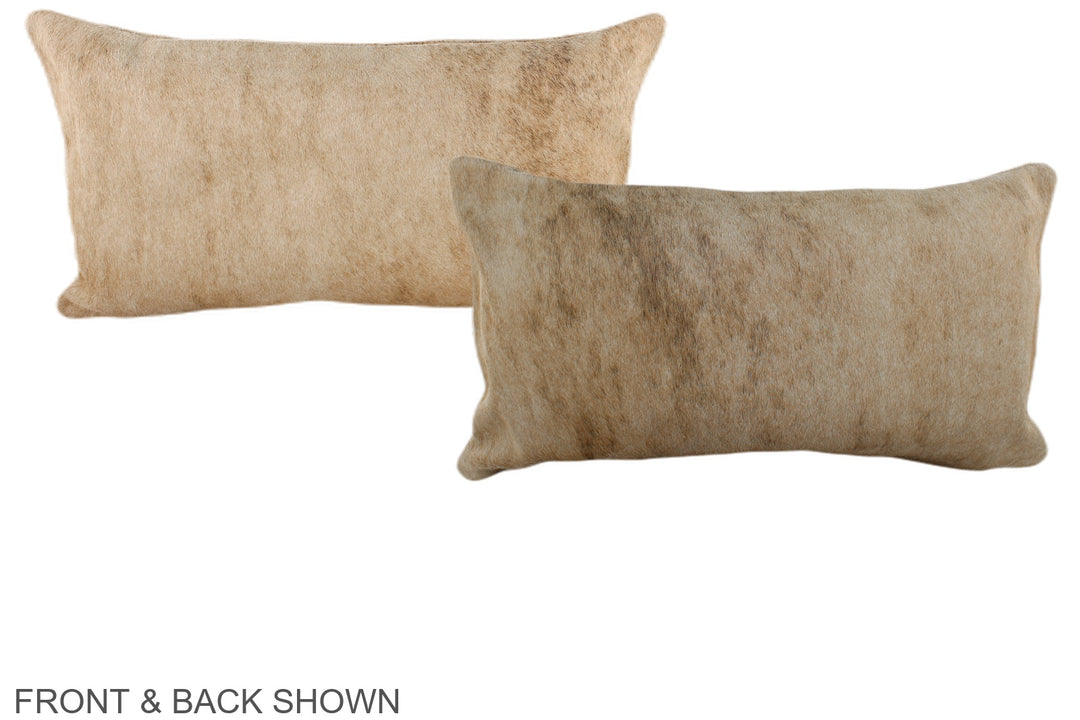 Light Brindle 12"x22" Brazilian Cowhide Pillow #A37761 by Hudson Hides