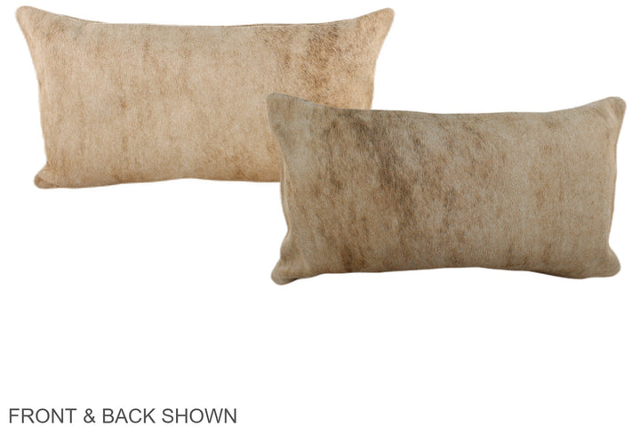 Light Brindle 12"x22" Brazilian Cowhide Pillow #A37761 by Hudson Hides