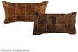 Patchwork 12"x22" Brazilian Cowhide Pillow #A37779 by Hudson Hides