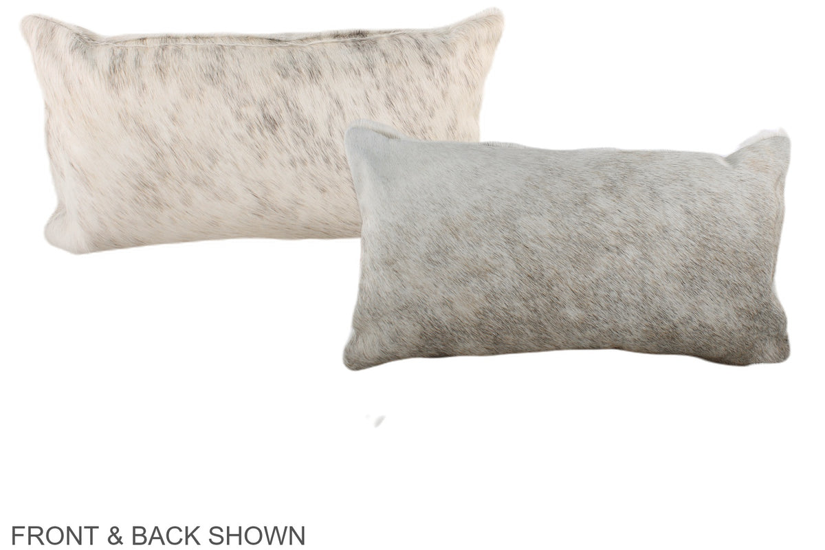 Grey Cowhide Pillow #A37795
