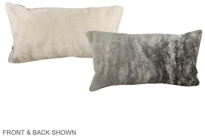 Grey 12"x22" Brazilian Cowhide Pillow #A37798 by Hudson Hides