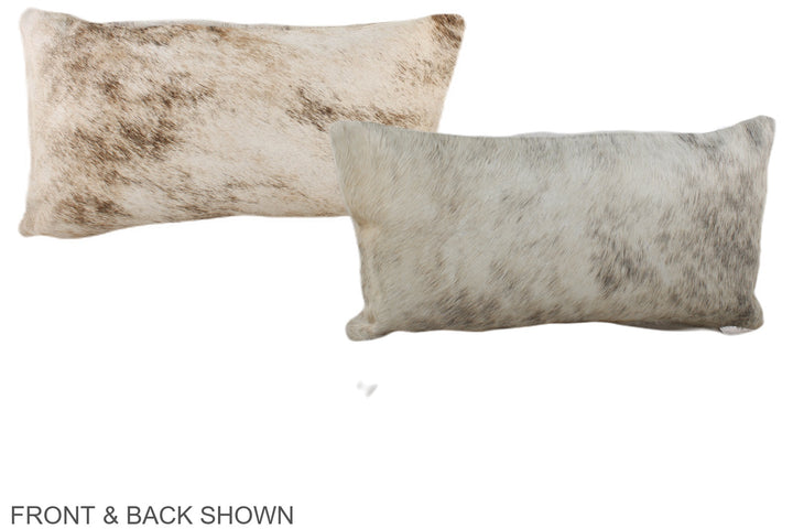 Light Brindle 12"x22" Brazilian Cowhide Pillow #A37803 by Hudson Hides