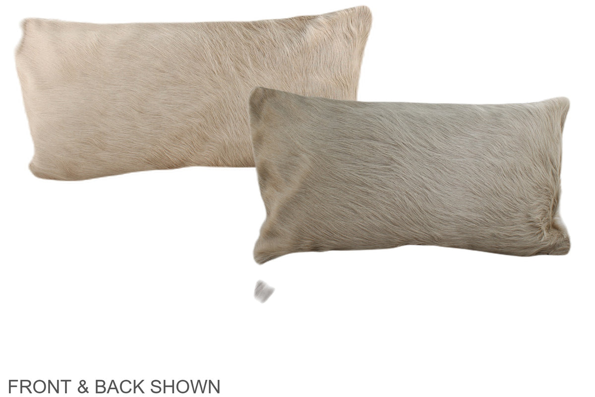 Champagne Cowhide Pillow #A37806