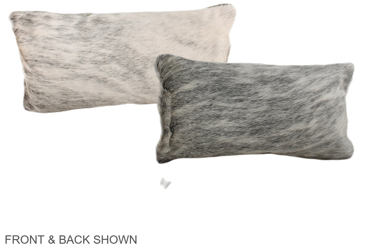 Grey Cowhide Pillow #A37807