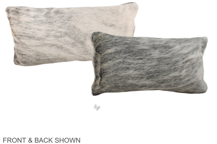 Grey 12"x22" Brazilian Cowhide Pillow #A37807 by Hudson Hides