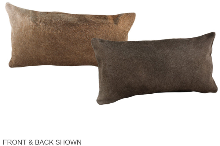 Taupe 12"x22" Brazilian Cowhide Pillow #A37824 by Hudson Hides