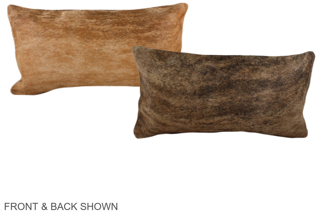 Medium Brindle 12"x22" Brazilian Cowhide Pillow #A37857 by Hudson Hide